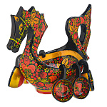 Лошадь Символ 2026 года. Братина "Конь". Хохлома