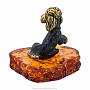 Статуэтка с янтарем "Собака Пудель с мячиком", фотография 5. Интернет-магазин ЛАВКА ПОДАРКОВ