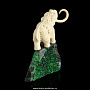 Скульптура из кости "Мамонт". Бивень мамонта, уваровит, фотография 5. Интернет-магазин ЛАВКА ПОДАРКОВ