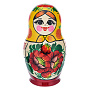 Матрешка Семеновская "Россиянка" 7 мест, фотография 2. Интернет-магазин ЛАВКА ПОДАРКОВ