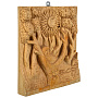 Деревянное резное панно "Леший" 30х27 см, фотография 1. Интернет-магазин ЛАВКА ПОДАРКОВ