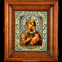 Икона в киоте «Богородица "Чухломская-Галичская"», фотография 1. Интернет-магазин ЛАВКА ПОДАРКОВ