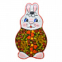 Доска разделочная "Кролик". Хохлома, фотография 1. Интернет-магазин ЛАВКА ПОДАРКОВ