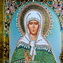 Икона "Матрона Московская" (Стразы), фотография 7. Интернет-магазин ЛАВКА ПОДАРКОВ