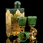 Питейный набор на 3 персоны "Нефритовый". Златоуст, фотография 5. Интернет-магазин ЛАВКА ПОДАРКОВ