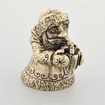 0019932 Бронза КОЛОКОЛ "Дед Мороз" h=4см (93965)