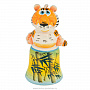 Керамический колокольчик "Тигр Бамбук", фотография 1. Интернет-магазин ЛАВКА ПОДАРКОВ