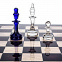 Шахматный ларец с хрустальными фигурами 48х48 см, фотография 13. Интернет-магазин ЛАВКА ПОДАРКОВ