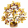 Денежное дерево из янтаря 240 камней, фотография 1. Интернет-магазин ЛАВКА ПОДАРКОВ