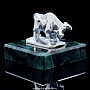 Статуэтка на камне "Бык" (серебро 875*), фотография 3. Интернет-магазин ЛАВКА ПОДАРКОВ