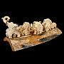 Скульптура из бивня мамонта "Мамонты. Трудный переход", фотография 2. Интернет-магазин ЛАВКА ПОДАРКОВ