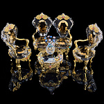 Сувенир из хрусталя "Мебель"