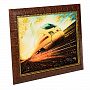 Картина янтарная "Поезд Сапсан" 30х40 см, фотография 2. Интернет-магазин ЛАВКА ПОДАРКОВ