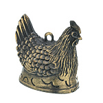 0054209 Бронза КОЛОКОЛЬЧИК "КУРИЦА"