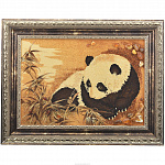 Картина Янтарная "Панда"