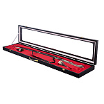 Подарочный набор с шашкой и рожками для вина