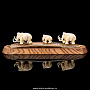 Скульптура из бивня мамонта "Три мамонта" (в ассортименте), фотография 3. Интернет-магазин ЛАВКА ПОДАРКОВ