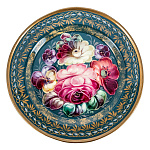 203104 Поднос с авторской росписью D-17 см А1855