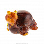 Статуэтка из янтаря "Черепаха", фотография 2. Интернет-магазин ЛАВКА ПОДАРКОВ
