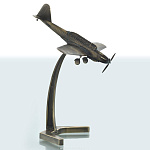 0027338 Бронза модель техники Британский легкий Бомбардировщик "ФЕЙРИ БЕТТЛ" масштаб 1/144