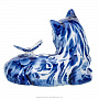 Фарфоровая статуэтка "Кошка с бабочкой". Гжель, фотография 5. Интернет-магазин ЛАВКА ПОДАРКОВ