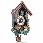 Настенные деревянные часы с кукушкой "Теремок", фотография 3. Интернет-магазин ЛАВКА ПОДАРКОВ
