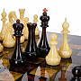 Шахматы с инкрустацией и фигурами из янтаря "Жемчужина Балтики" 42х42 см, фотография 5. Интернет-магазин ЛАВКА ПОДАРКОВ