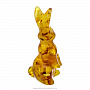 Статуэтка из янтаря "Кролик", фотография 4. Интернет-магазин ЛАВКА ПОДАРКОВ