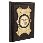 0068843 КНИГА АЛЕКСАНДР ДЮМА "ПУТЕШЕСТВИЕ НА КАВКАЗ" нат. кожа 26,5*21,5*3 см 