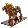 Скульптура из янтаря "Лев", фотография 7. Интернет-магазин ЛАВКА ПОДАРКОВ