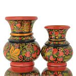 0020243/13*12см  Хохлома ВАЗА 13*12см в ассортименте