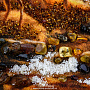 Картина янтарная "Олени в лесу" 40х30 см, фотография 4. Интернет-магазин ЛАВКА ПОДАРКОВ