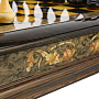 Шахматы из карельской березы с фигурами из янтаря 45х45 см, фотография 8. Интернет-магазин ЛАВКА ПОДАРКОВ