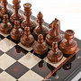 Шахматный ларец с деревянными фигурами 48х48 см, фотография 3. Интернет-магазин ЛАВКА ПОДАРКОВ
