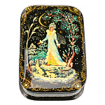 Шкатулка с художественной росписью "Снегурочка"