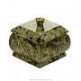 Настольный набор из натурального камня. Змеевик, фотография 6. Интернет-магазин ЛАВКА ПОДАРКОВ