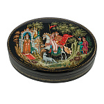 Шкатулка с художественной росписью "Иван-царевич и серый волк"