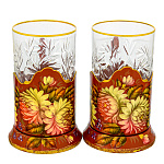 Набор подстаканников с авторской росписью