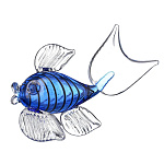 0041369/27774-4796 Декор.изделие "Рыбка" (синяя), -, Цветная пудра