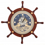Часы настенные в виде штурвала "Свежий ветер". Златоуст, фотография 4. Интернет-магазин ЛАВКА ПОДАРКОВ