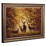 Картина янтарная "Олени" 60х40 см, фотография 3. Интернет-магазин ЛАВКА ПОДАРКОВ