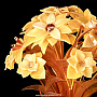 Сувенир "Цветы в вазе" (янтарь, оникс), фотография 2. Интернет-магазин ЛАВКА ПОДАРКОВ