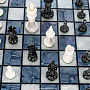 Шахматы с перламутром и фигурами из кости 45х45 см, фотография 10. Интернет-магазин ЛАВКА ПОДАРКОВ
