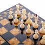 Шахматы с инкрустацией и фигурами из янтаря "Олива" 56х56 см, фотография 8. Интернет-магазин ЛАВКА ПОДАРКОВ