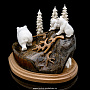 Скульптура из кости "Семья медведей", фотография 4. Интернет-магазин ЛАВКА ПОДАРКОВ