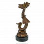 Бронзовая статуэтка змеи "Весельчак", фотография 1. Интернет-магазин ЛАВКА ПОДАРКОВ