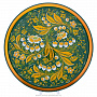Деревянное панно-тарелка "Ландыши". Хохлома 30х30 см, фотография 1. Интернет-магазин ЛАВКА ПОДАРКОВ