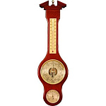 /М-54 МЕТЕОСТАНЦИЯ настенная "Барометр" 50*16см М-54 РВ Нат.дерево