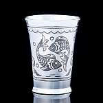 /40050049Д05 Серебро 925 стопка "Рыбки" 52,11