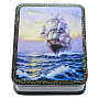 Шкатулка с художественной росписью "Морской пейзаж", фотография 3. Интернет-магазин ЛАВКА ПОДАРКОВ
